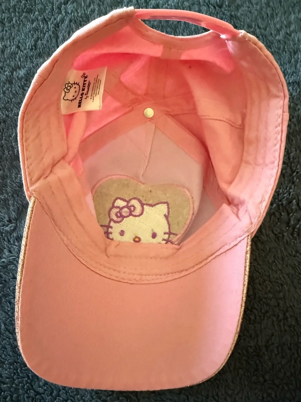 Sanrio Hello Kitty Pink Sparkle Baseball Cap